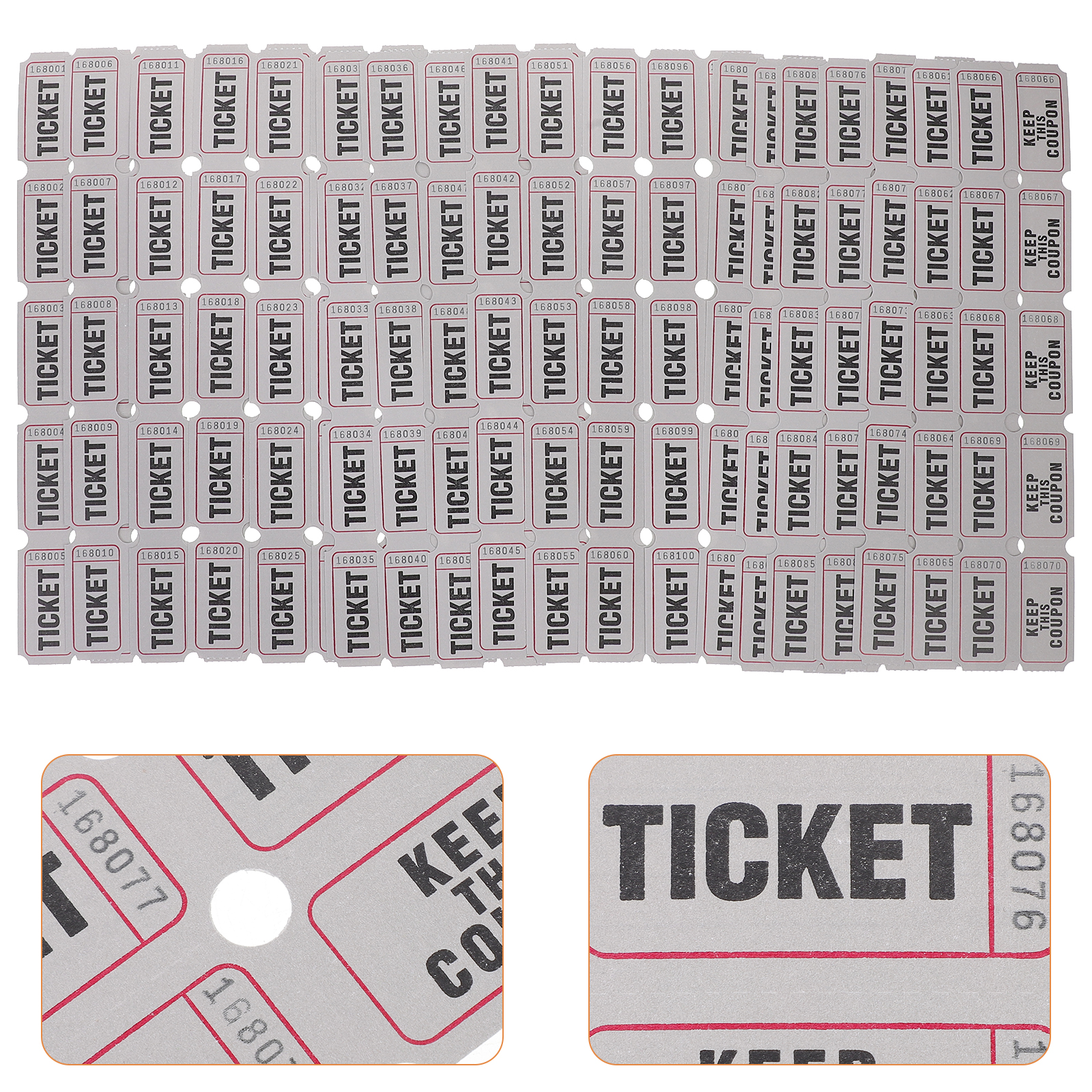 HEALLILY 100 Billets de Tombola Accessoire de Jeu Engageant en Papier Bleu pour Tirages Sort pour Fêtes d'entreprise et Événements HEALLILY 100 Billets de Tombola Accessoire de Jeu Engageant en Papier Bleu pour Tirages Sort pour Fêtes d'entreprise et Événements