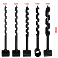 thumbnail image 2 of Portable Hand Wood Punch Manual Auger Drill Carbon Steel Survival Bit for Outdoor Camping Tools,1 x Drill set,Black, 2 of 2