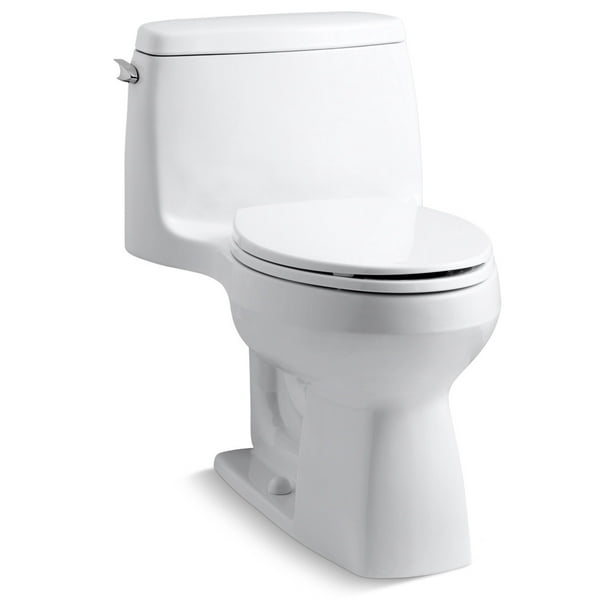 Kohler K 3811 Santa Rosa 1 6 Gpf One Piece Elongated Comfort Height Toilet White Com Kohler K 3811 Santa Rosa 1 6 Gpf One, One Piece Round Toilet Home Depot