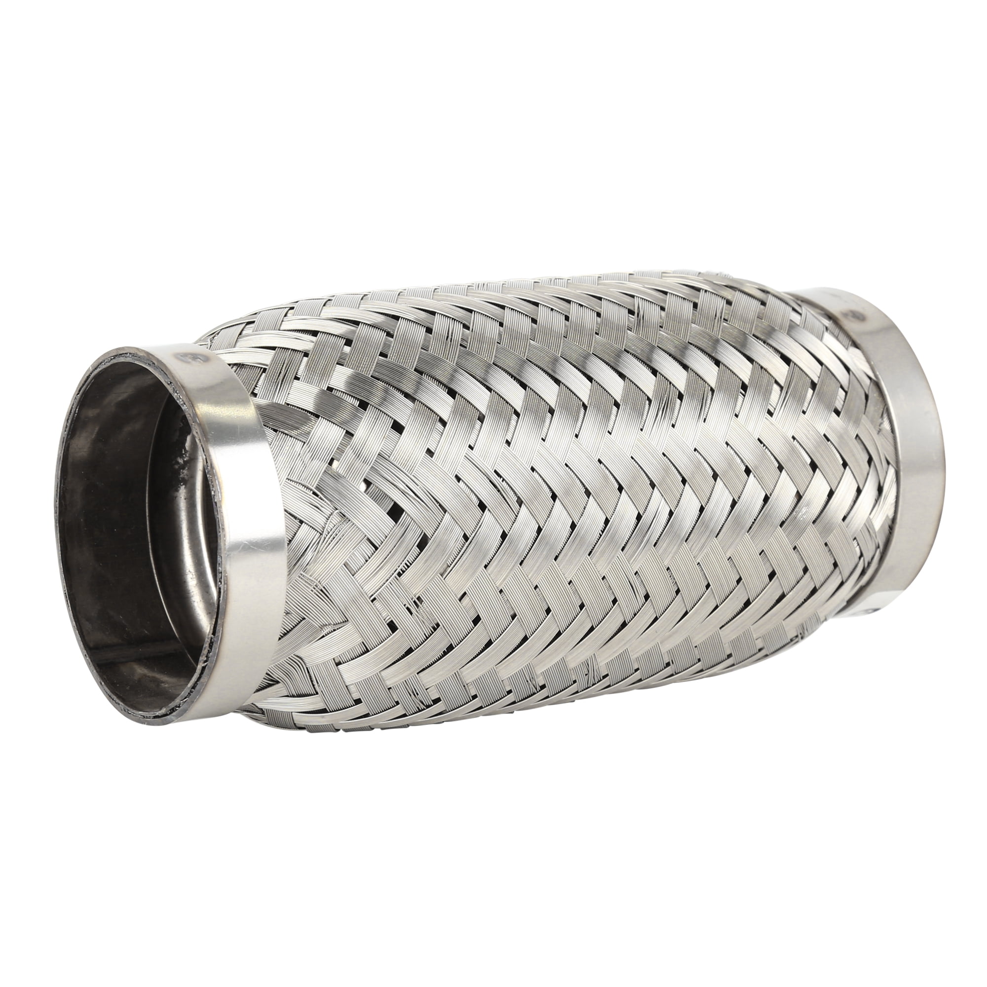Car Exhaust Flex Pipe 2.36''x6.29'' Stainless Steel Braid Pipe Flexible
