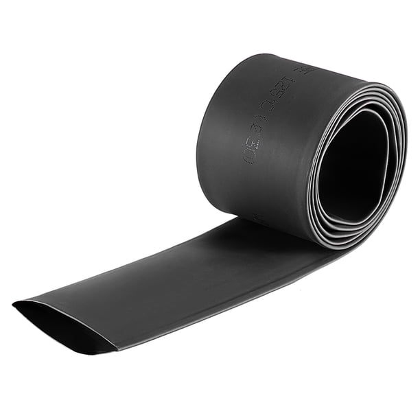 Manguera termorretráctil Uxcell, funda de cable termorretráctil de 3.3ft negra de 1.18 pulgadas