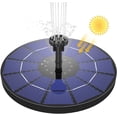 thumbnail image 1 of Bomba de fuente solar 3,5 W - 18 cm, Fuente solar para jardín Flotante solar Panel de batería incorporado Batería con 6 chorros Estanque pequeño Baño para pájaros Estanque para peces Ideal para decora, 1 of 5