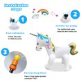 BATE 61" Giant Unicorn Sprinkler Water Toys Inflatable Outdoor Yard