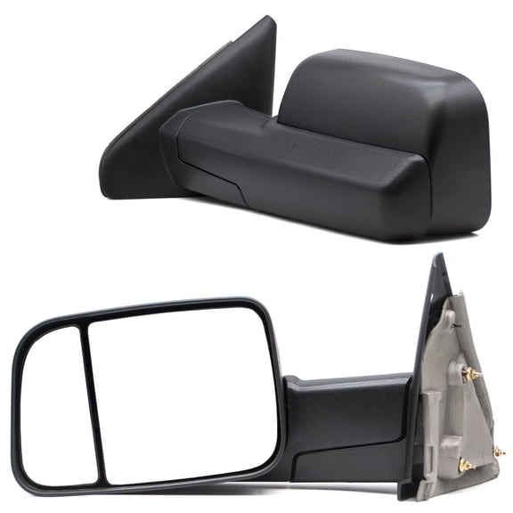 Pair Side Towing Mirrors For 2002-2008 Dodge Ram 1500/2003-2009 2500-3500 Manual