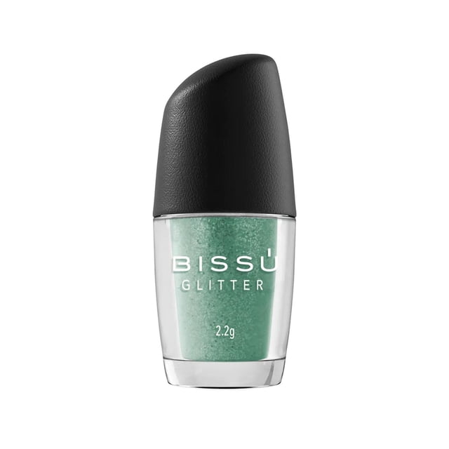 Glitter para rostro Varios tonos Bissu 2.2 g verde