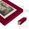 thumbnail image 2 of Vintage Views of Venice VIII - Framed Print w/glass - Cherry Red, 2 of 8