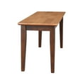 thumbnail image 5 of International Concepts Shaker Styled Bench in Cinnamon/Espresso, 5 of 6