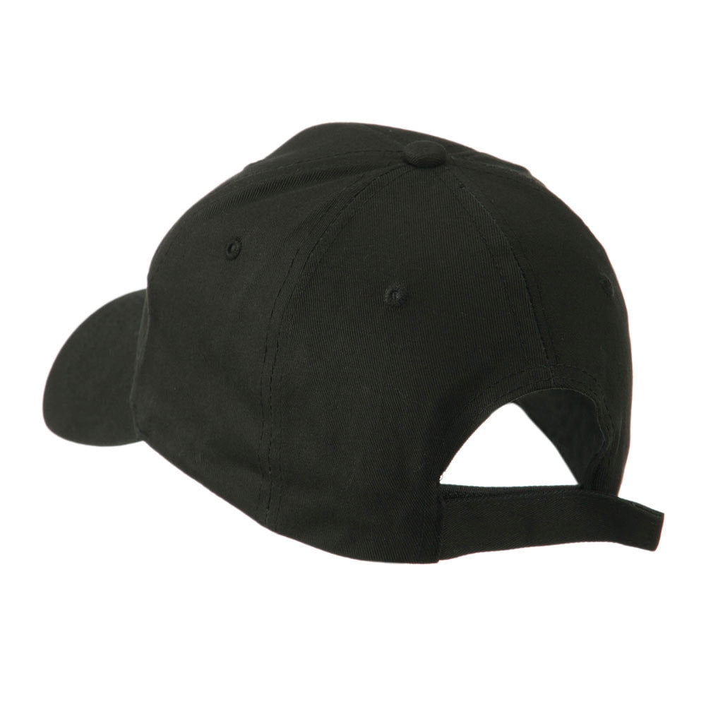 USA State Flower Texas Bluebonnet Embroidered Cap - Black OSFM