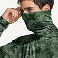 thumbnail image 7 of Hoodies for Men UPF 50+ Sun Protection Hoodie Long Sleeve Camouflage Fishing Hiking Shirt with Face Mask 2XL, 7 of 7