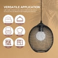 thumbnail image 3 of Hollow-out Lamp Mesh Cover Mesh Light Cover Hollow Out Lamp Shade Metal Light Shade Pendant, 3 of 9