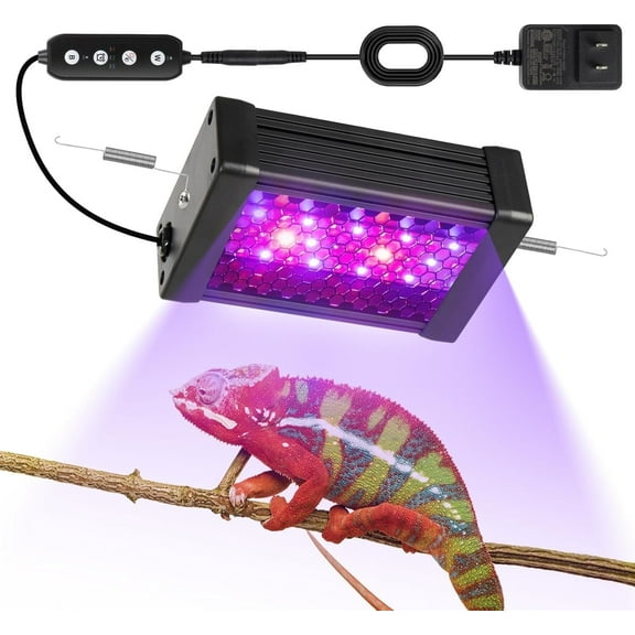UVB LED Light for Reptiles, Adjustable 9W 5INCH Light Bar for Bearded Dragon,Gecko,Turtle,Snake,Lizard
