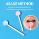 thumbnail image 2 of Juego de 2 cepillos raspadores de lengua Lollipop MACHAO rosa/azul cielo, 2 of 5