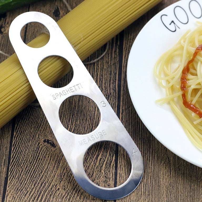 Spaghetti Server , Spaghetti Measure Tool Pasta Portion Control Gadgets  Spaghetti Measurer Rust Resistant 4 Holes Stainless Steel Household Pasta  Measure for Kitchen 
