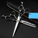 thumbnail image 1 of 6 Inch Professional Hair Cutting Scissors with Sharp Japanese Steel Blades and Ergonomic Grip, 1 of 4