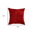 thumbnail image 3 of 18" x 18" x 5" Red Quattro  Pillow, 3 of 9