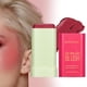thumbnail image 4 of Colorete para labios y mejillas, tinte hidratante para ojos, labios, mejillas, acabado cubierto de rocío, impermeable, ligero, suave, colorete cosméti Rojo Salvador Dali palitos de rubor, 4 of 7