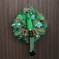 thumbnail image 6 of Clearance Sale St. Patrick’S Day Leprechaun Wreath & Ribbon, St. Patrick’S Day Front Door Decor, Irish Holiday Wreath for St. Patrick’S Day, Wall Home Decor St Patricks Day Decorations, 6 of 9