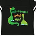 thumbnail image 4 of Inktastic My Grammie Loves Me Grandson Dinosaur Boys Toddler T-Shirt, 4 of 5