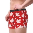 thumbnail image 4 of Kll Maple Leaves Men'S Cotton Boxer Briefs Underwear-Xx-Large, 4 of 9