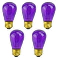 thumbnail image 5 of Set of 25 Incandescent S14 Blue Christmas Replacement Bulbs, 5 of 6