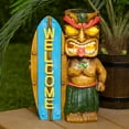 thumbnail image 4 of Alpine Corporation Solar Tiki with Welcome Surf Board Statuary and LED Lights, 4 of 14