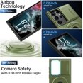 thumbnail image 5 of for Samsung Galaxy S22 Ultra Case with Sliding Camera Lens Cover - Wireless Charging Compatible -  Kickstand - Shockproof Protective Phone Case 6.8" for Men Women Girls - Olive Green, 5 of 14