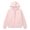 1-445Light Pink1277, variant on CAIVO Girls Casual Hooded Zip Up Jacket Winter Fall Solid Color Soft Warm Outerwear Coats Toddler Kids Long Sleeve Versatile Dailywear