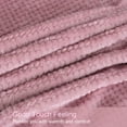 thumbnail image 5 of PiccoCasa Flannel Fleece Blanket for Sofa or Bed, Pink 78"x90", 5 of 6