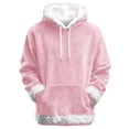thumbnail image 1 of Chandails à Capuchon Chrétiens Roses pour Femmes Hommes Femmes Automne Hiver Couleur Unie Chandail Décontracté à Enfiler Tenue de Sport Chandail Rouge Femmes, 1 of 4