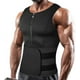 thumbnail image 2 of All Black 4 Hook Chaleco deportivo de neopreno para hombre, chaleco de Sauna para postura correcta, soporte para la espalda, 2 of 5