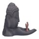 thumbnail image 4 of Quemador de incienso de reflujo, adorno innovador, soporte de incienso de Buda, decoración de aromaterapia para meditación Artware, 4 of 8