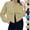 Green, variant on Women Bomber Jacket Casual Long Sleeve Button Down Varsity Jackets with Pockets Green,L