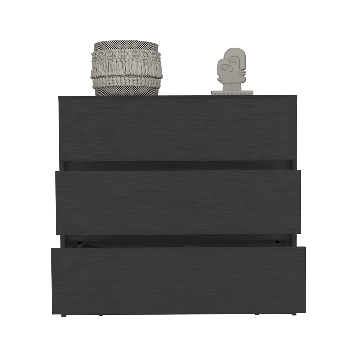 Kadyn Chest of Drawers, Nightstand with Three Drawers, Black Storage Cabinet for Living Room Kadyn Chest of Drawers, Nightstand with Three Drawers, Black Storage Cabinet for Living Room