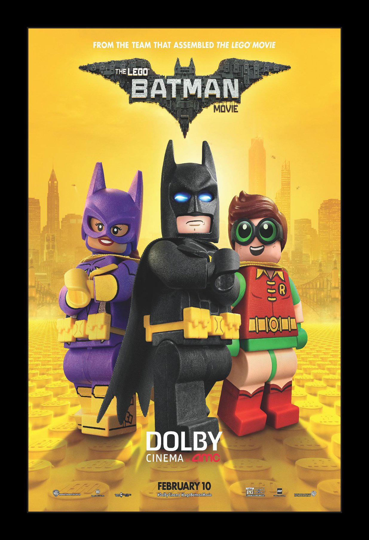Formindske Skære Rettelse THE LEGO BATMAN MOVIE - 11x17 Framed Movie Poster - Walmart.com