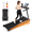 Orange, variant on Treadmill, with 3-Level Manual Incline, 8.8 MPH Smart Running Treadmill, 3.5HP Quiet Brushless Motor, 300lb Capacity, 12 Preset Programs, Compact Treadmill for Home and Apartments, Green