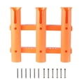 thumbnail image 4 of guohui 3 Tube Fishing Rod Holder Poles Rest Equipment Stand Gift Easy Setup Accessories orange, 4 of 8