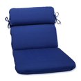 thumbnail image 1 of Pillow Perfect Indoor/Outdoor Fresco Rounded Chair Cushion, Navy, 1 of 2