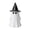 White01, variant on Halloween Ghost Figurine with Witch Hat, Light-Up Resin Ghost Statue, Spooky Desktop Ornament for Shelf Mantel Gothic Home Decor