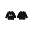 thumbnail image 2 of Toddler Baby Girl Boy Sweatshirt 6 12 18 24 Months 2T 3T 4T Rooster Embroidery Crew Neck Long Sleeve Pullover Tops Casual Streetwear for Winter Fall, 2 of 9