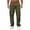 Army Green, variant on Men's Workwear Casual Stretch Waistband Multi-Pocket Straight Leg Pants, Comfortable and Functional Trousers for Work, Outdoor, and Everyday Use,Black,2XL