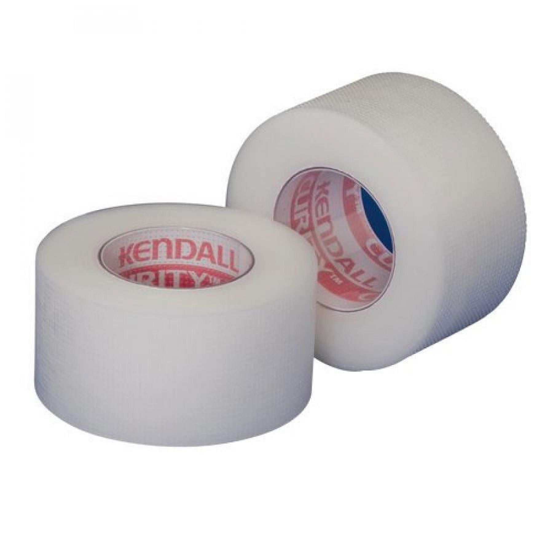 Curity Medical Tape - Plastic, Hypoallergenic, 1 Inch x 10 Yards, Clear, Non-sterile, 12 Count