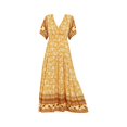 thumbnail image 1 of 2025 Robes à Bretelles à Col en V pour Femmes Décontractées d'Été à Fleurs Longue Robe Sans Manches Robe Midi pour Femmes Bohème Plage Longue, 1 of 7