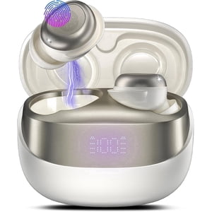Btootos Sleep Earbuds Noise Cancelling Wireless, Off-White