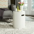 thumbnail image 2 of Safavieh Trunk Indoor/Outdoor Modern Concrete Round 16.5-Inch H Accent Table, 2 of 6