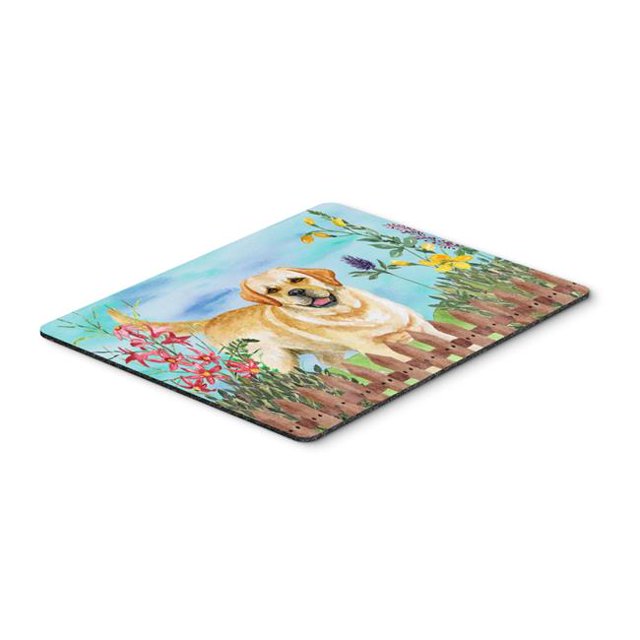 Golden Retriever Tapis de Souris à Ressort&44; Hot Pad Ou Trivet