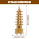 thumbnail image 2 of unbranded De Torre Wenchang En Metal Dorado Para De Oficina Y, 2 of 6