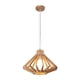 thumbnail image 2 of Lámpara colgante de madera natural Fityle, iluminación de techo para pasillo, colgante hecho a mano Estilo D perfke luz colgante de bambú, 2 of 9