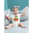 thumbnail image 2 of Musical Kid On Watermelon Bodysuit Infant -Image by Shutterstock,  Newborn, 2 of 4