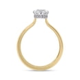 thumbnail image 4 of IGI Certified Lab Grown Diamond Engagement Ring | Center 12x6mm Marquise Cut Solitaire Halo Stackable Promise Rings For Women In 14k Solid Yellow Gold | F-G, VS-SI Quality (1.60 Ctw) Ring Size-7, 4 of 7