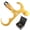 Yellow, variant on Thumb Release for Compound Bow - 3 Finger Trigger 360° Rotating Jaws, Aluminum Alloy,Adjustable